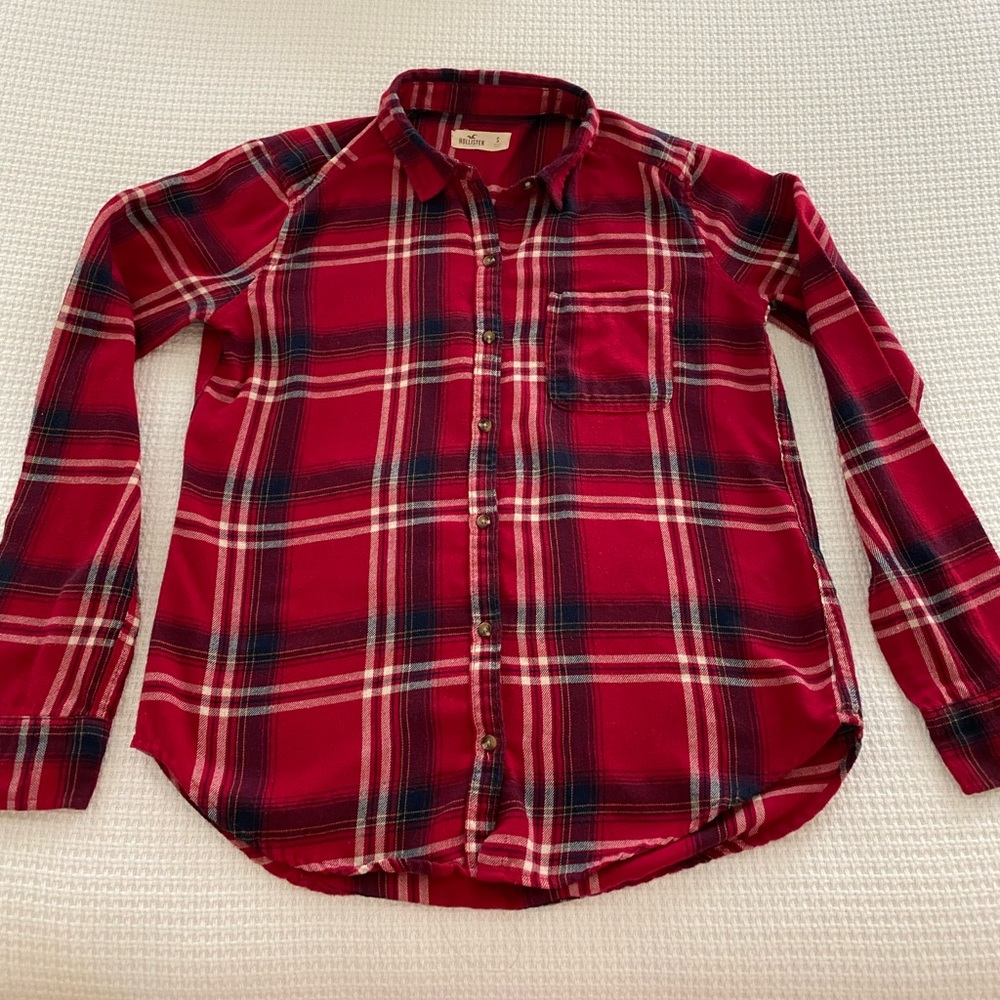 Hollister flannel shirt, Size Small